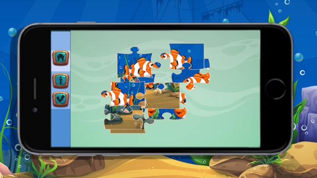 sea animals jigsaw puzzle games for kids(圖3)-速報App