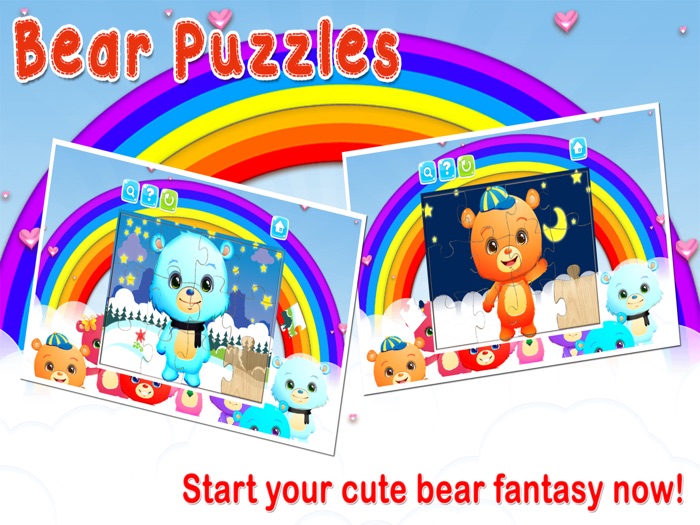 熊宝宝拼图小游戏幼儿园儿童
