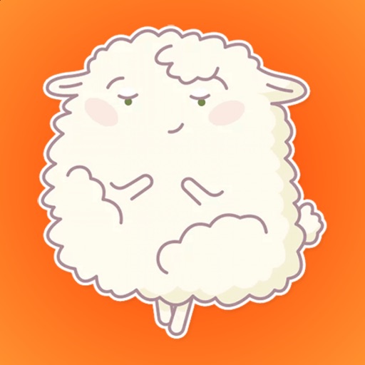 Funny and Fluffy Sheep Stickers