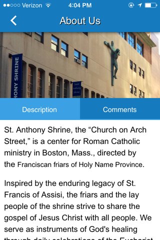 St. Anthony Shrine Boston screenshot 2