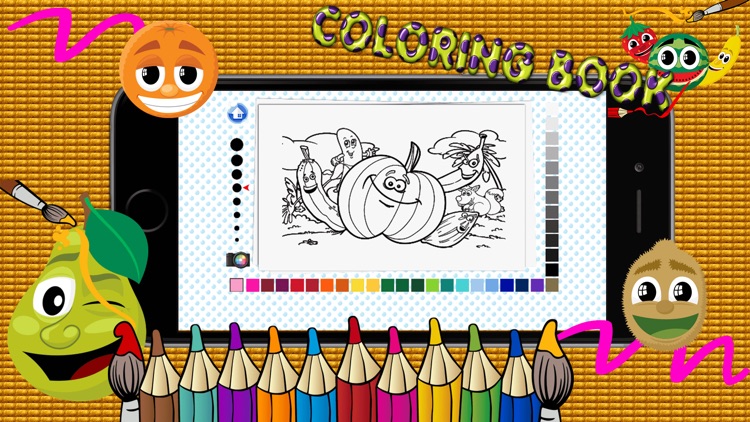 game learning vegetable : drawing games for kids screenshot-3