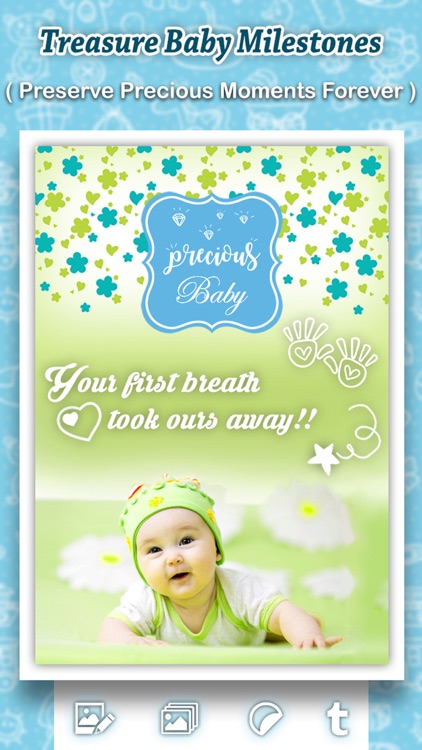 Baby Photo Shoot : Beautify Baby Milestones & Pics screenshot-3