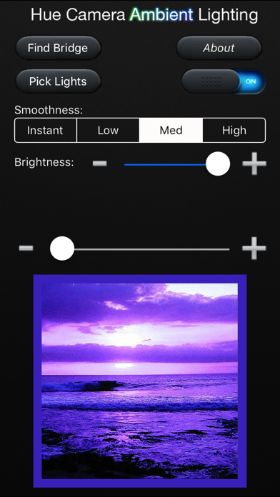 Hue Camera Ambient Lighting for Philips Hue Screenshot 2