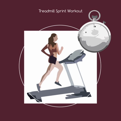Treadmill sprint workout icon