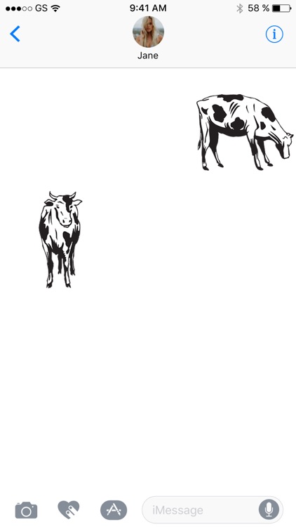 Farm Cows One Sticker Pack