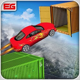 Impossible Road Stunt Car : Sky Drive Car Racing