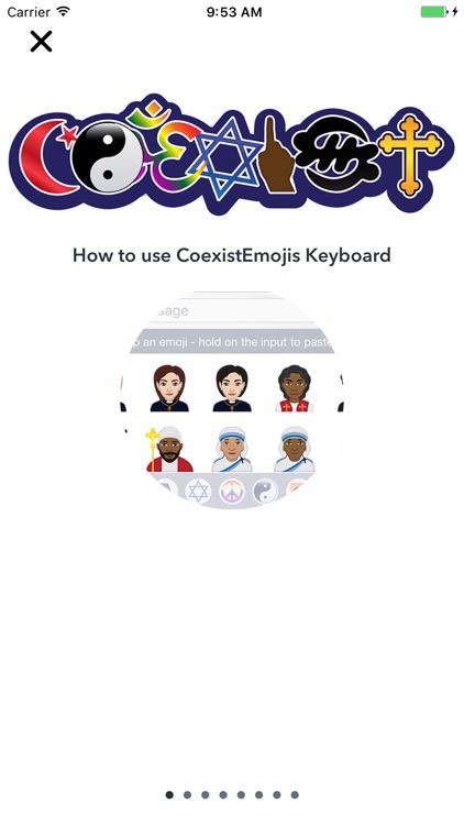 Coexist Emojis: The InterFaith Emoji App screenshot-3