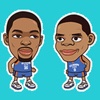 Animated Basket-Ball Star Stickers For iMessage