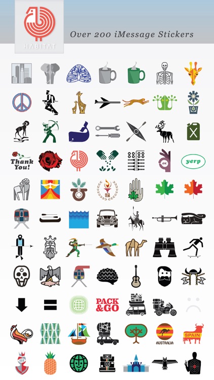 Habitat Stickers