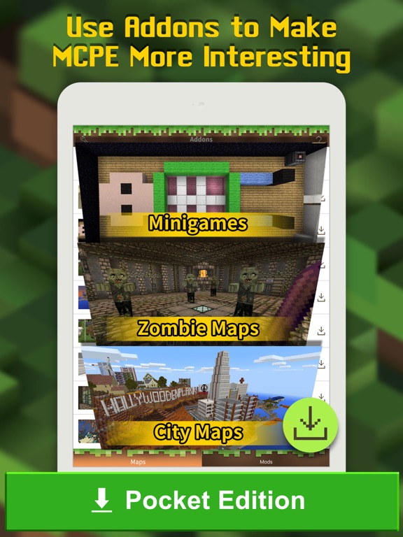 Add Ons Free Mcpe Maps Addons For Minecraft Pe App Price Drops