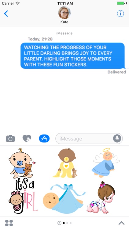 Baby Milestones Sticker Pack