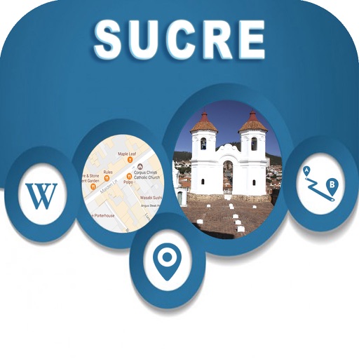 Sucre Bolivia Offline City Maps Navigation icon
