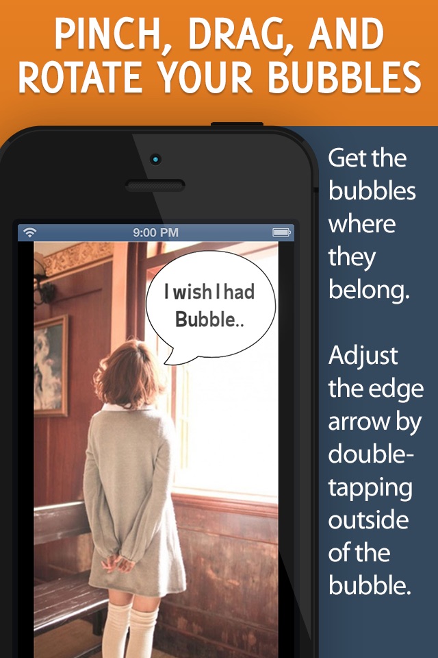Bubble+ Add Speech Captions & Quotes to Photos screenshot 4