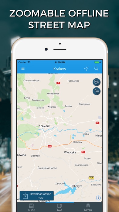 How to cancel & delete Krakow Travel Guide with Offline Street Map from iphone & ipad 4