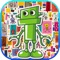 Robot match 3 puzzle game