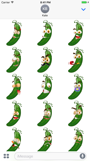 Animated Cucumber Emoji(圖1)-速報App