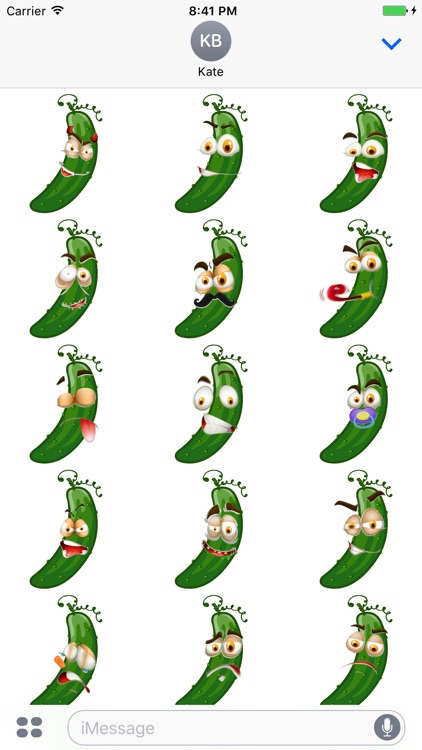 Animated Cucumber Emoji