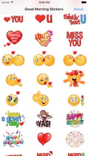 good morning stickers, love you & more iphone screenshot 2