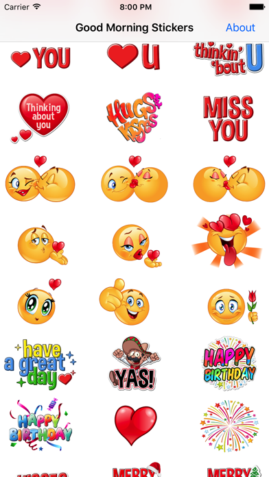 Screenshot #2 pour Good Morning Stickers, Love You & More