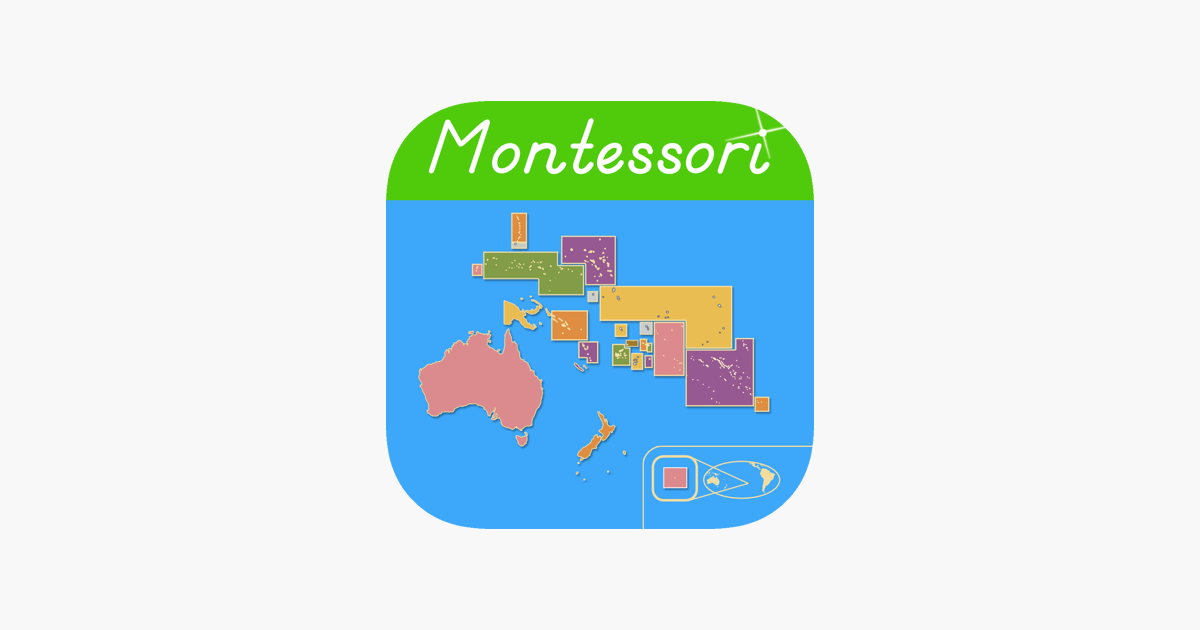 ‎Oceania - Montessori Geography for Preschool & Up on the App Store