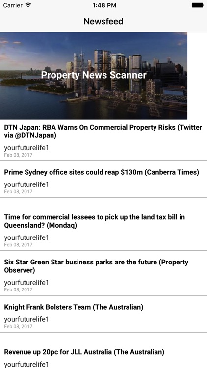 Property News Scanner