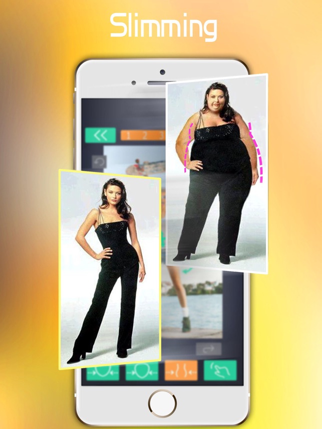 aplicația app camera de slimming