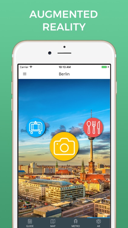 Berlin Travel Guide with Offline Street Map