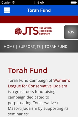 Women's League for Conservative Judaism screenshot 3