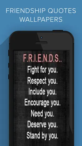 Game screenshot Friendship Quotes Wallpapers HD apk