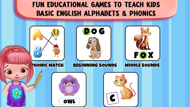 EduLand - Preschool Kids Learn English ABC Phonics(圖2)-速報App