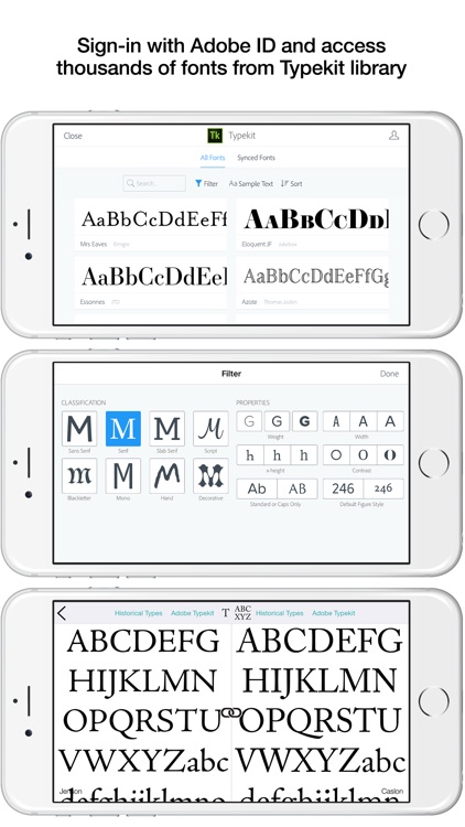 Typography Insight for iPhone
