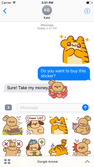 Dongle Animal Stickers(圖1)-速報App