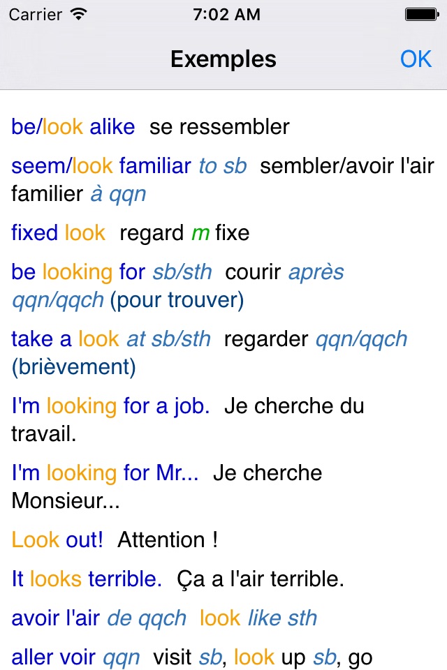 Lingea English-French Advanced Dictionary screenshot 3