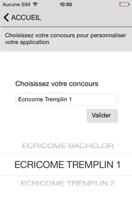 Game screenshot Concours Ecricome apk