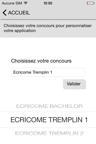 Concours Ecricome screenshot 2