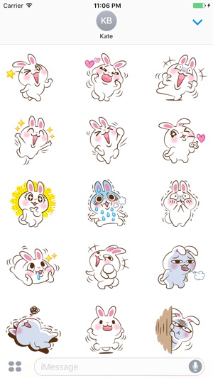 Reggie The Lovely Little Rabbit Stickers(圖1)-速報App