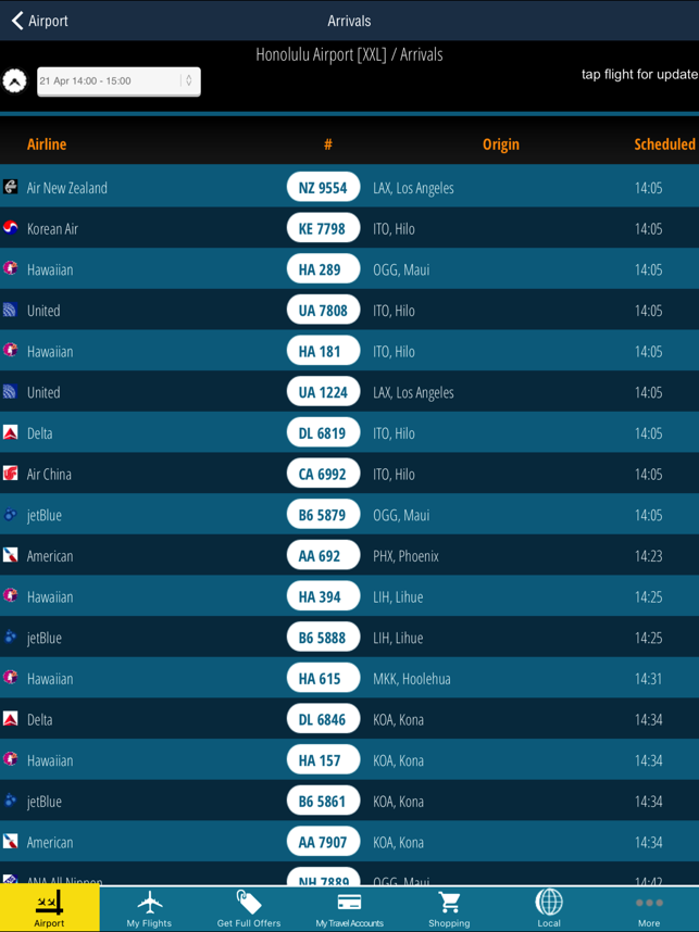 Honolulu Airport + Flight Tracker HD HNL(圖2)-速報App