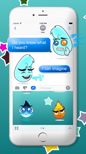 Energetic Elements Touch-Large Characters Stickers(圖5)-速報App