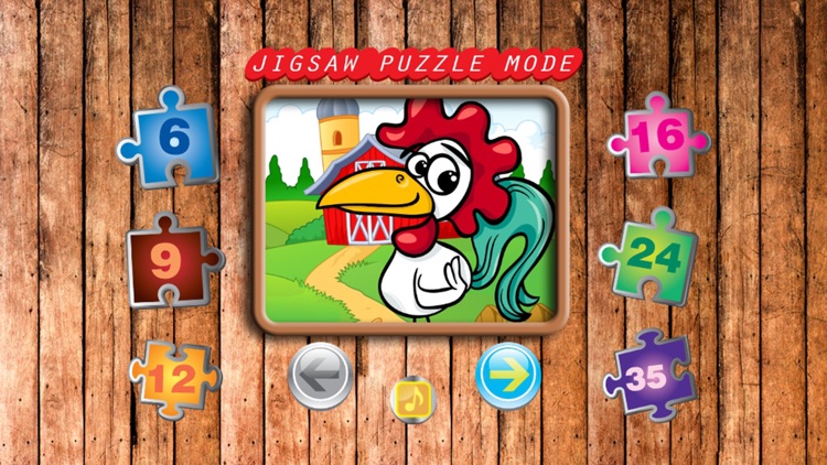 Chicken Jigsaw Puzzle for Little Kids