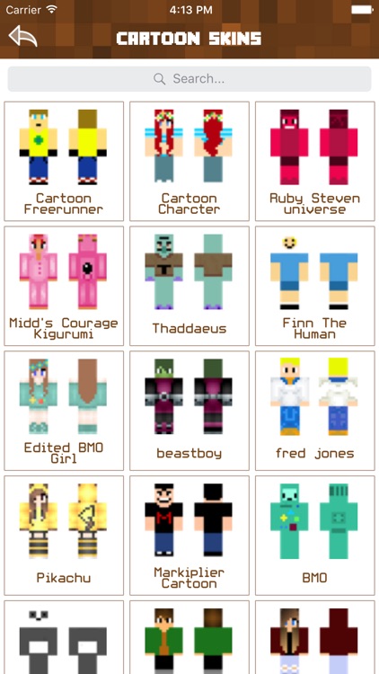 Cartoon Skins - Cute Skins for Minecraft PE & PC