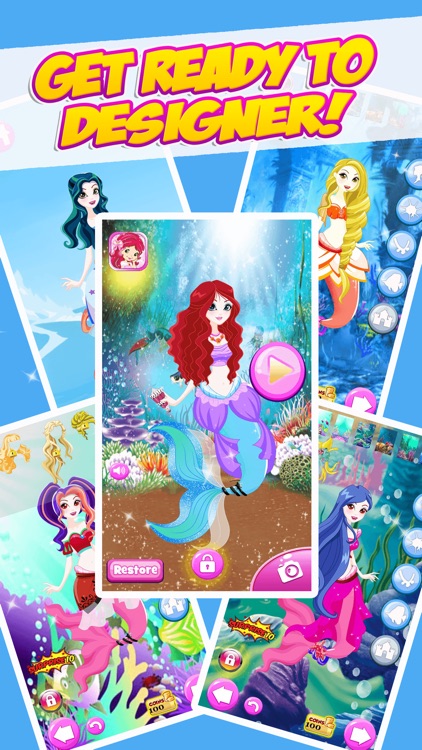 The Princess Mermaid Dress Up Games