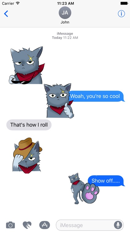 BOSS CAt Animated Stickers