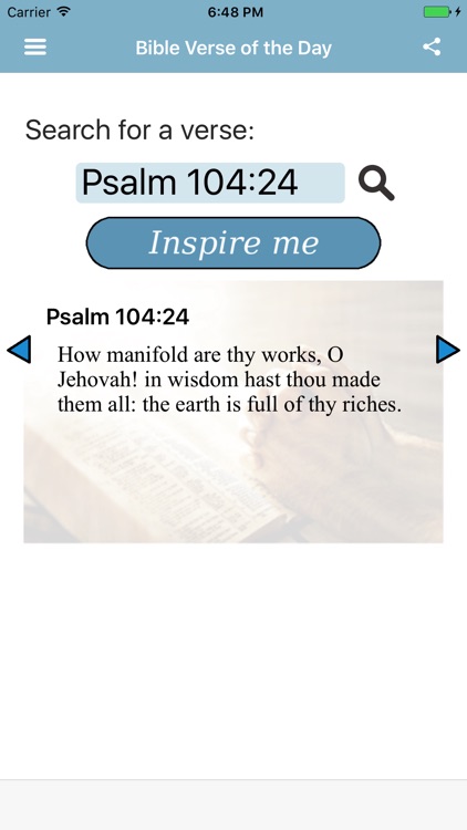 Bible Verse of the Day Darby Bible Translation