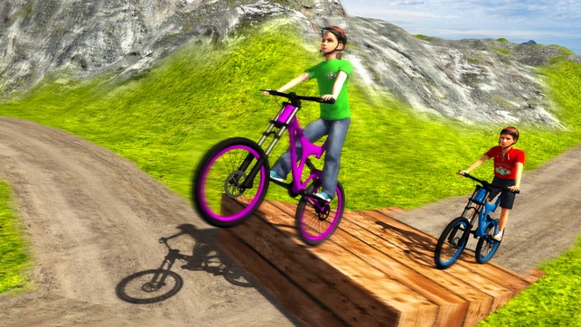 Uphill Bicycle Rider Kids - Offroad Mountain Climb(圖3)-速報App