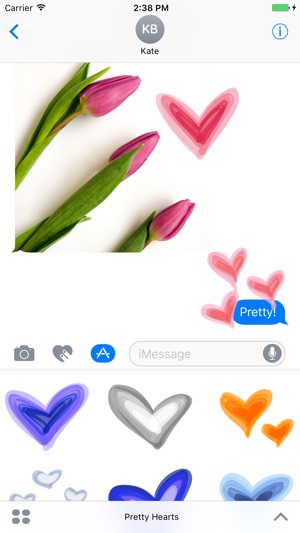 Pretty Hearts sticker love stickers for iMessage(圖1)-速報App