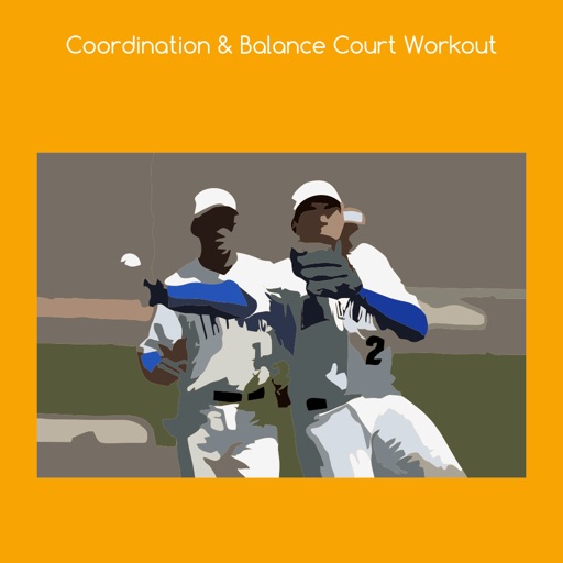 Coordination and balance court workout icon