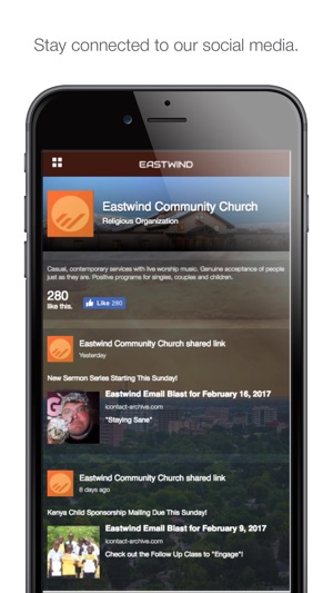 Eastwind Community Church App(圖2)-速報App