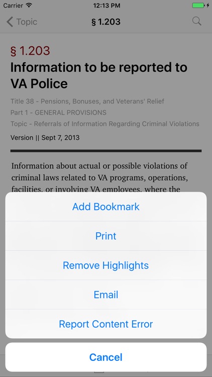 38 CFR - Pensions, Bonuses, and Veterans (LawStack