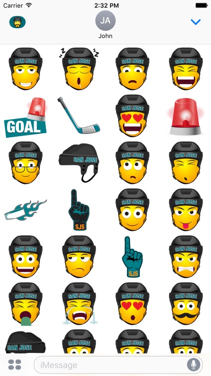 San Jose Hockey Stickers & Emojis screenshot-4