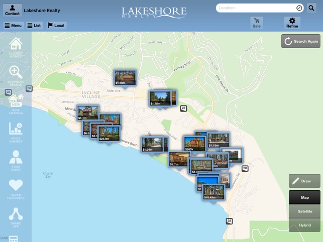 Lakeshore Realty Mobile for iPad